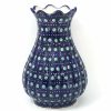 Home Decor * | Janelle Imports Scalloped Vase In Blue Moon