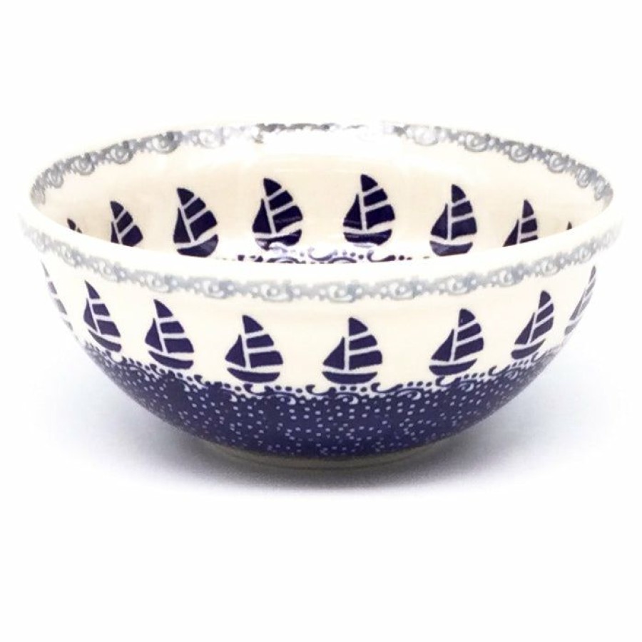 Bowls * | Janelle Imports Round Bowl 32 Oz In Sail Regatta