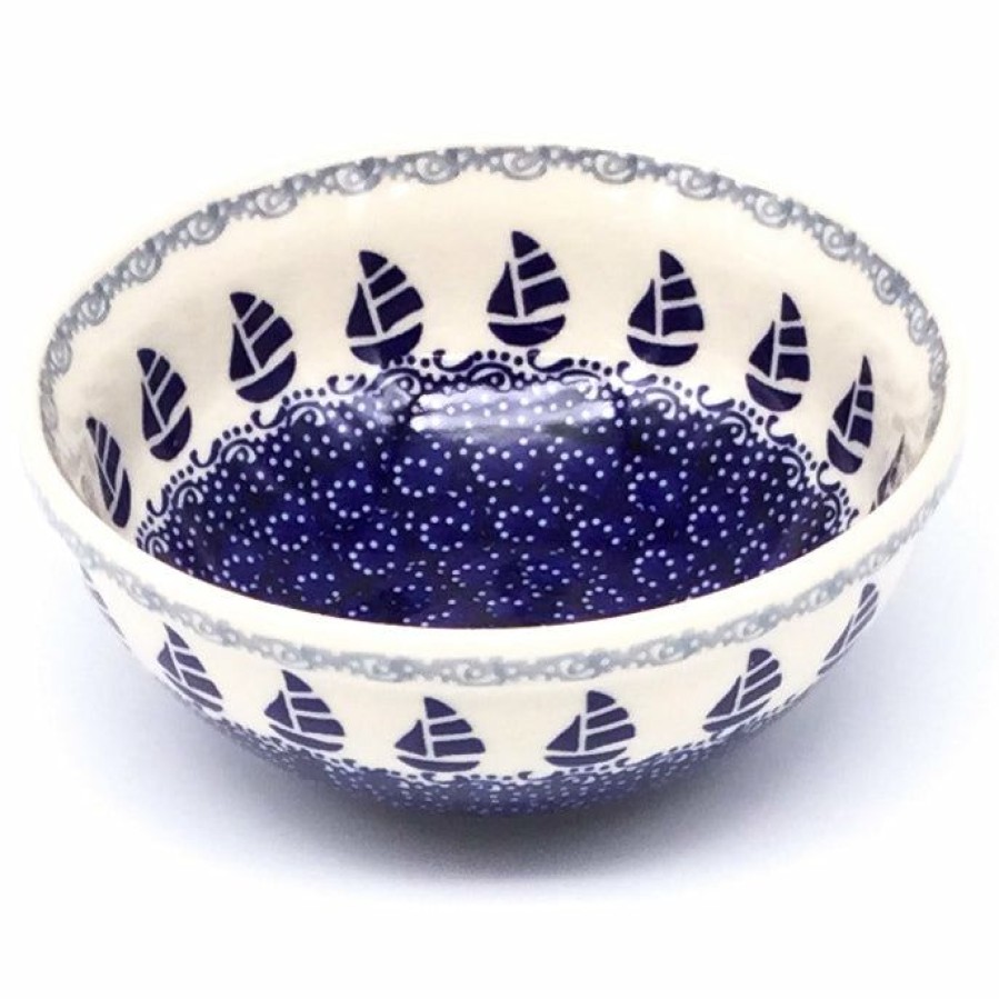 Bowls * | Janelle Imports Round Bowl 32 Oz In Sail Regatta