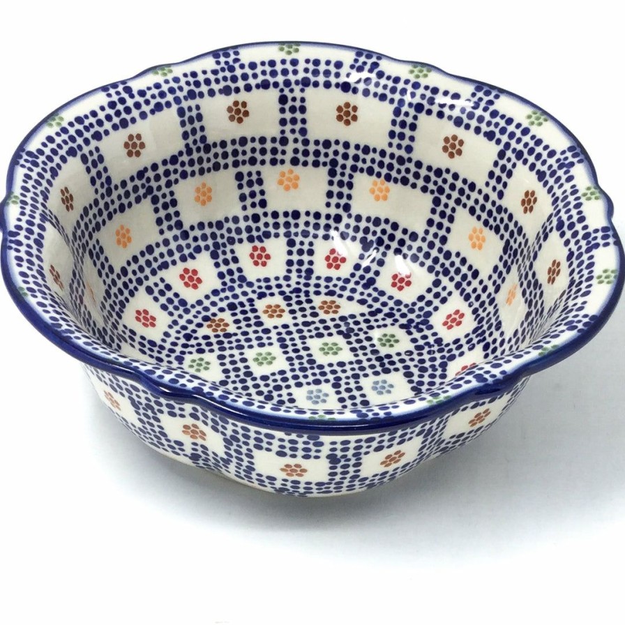 Bowls * | Janelle Imports Sm Retro Bowl In Modern Checkers