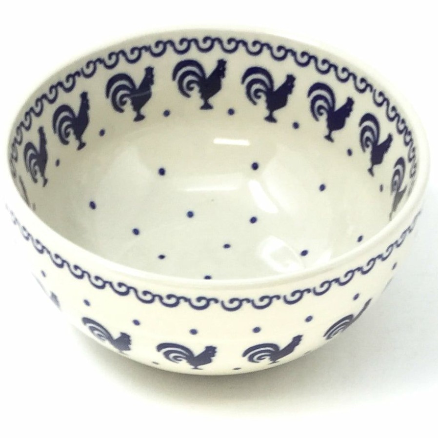 Bowls * | Janelle Imports Soup Bowl 24 Oz In Blue Roosters