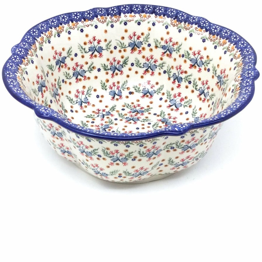 Bowls * | Janelle Imports Lg Retro Bowl In Morning Glory