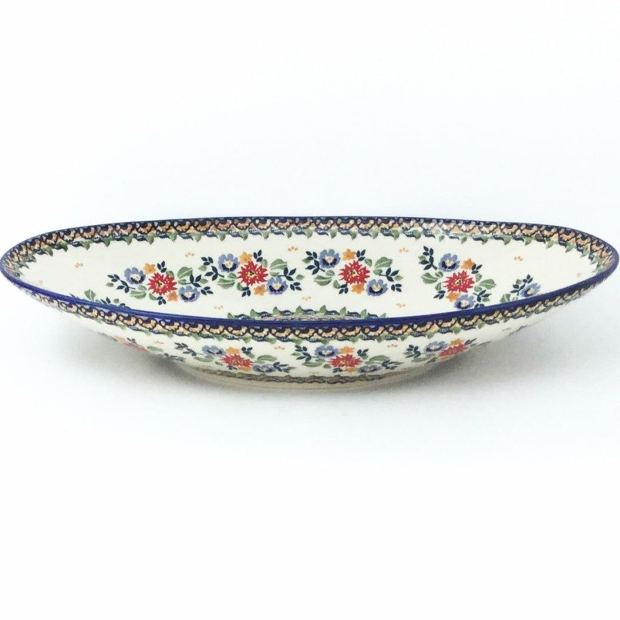 Platters, Servers, And Trays * | Janelle Imports Lg Modern Oval Server In Late Spring