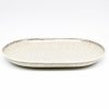 Platters, Servers, And Trays * | Janelle Imports Lg Oval Platter In Black Elegance