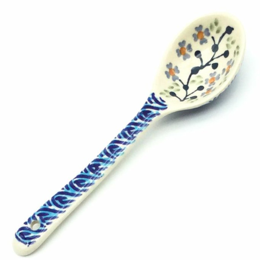 Kitchen Accessories * | Janelle Imports Soup Spoon In Blue Meadow