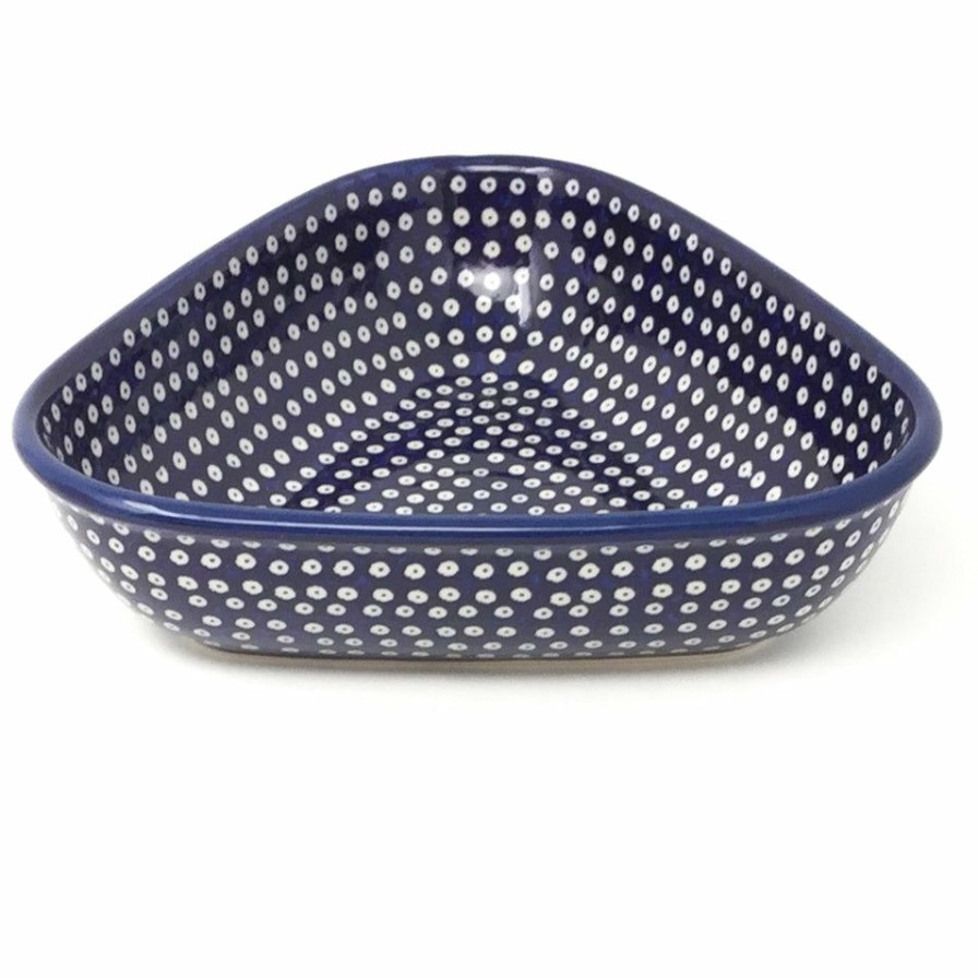 Bowls * | Janelle Imports Triangular Bowl 8 In Blue Elegance