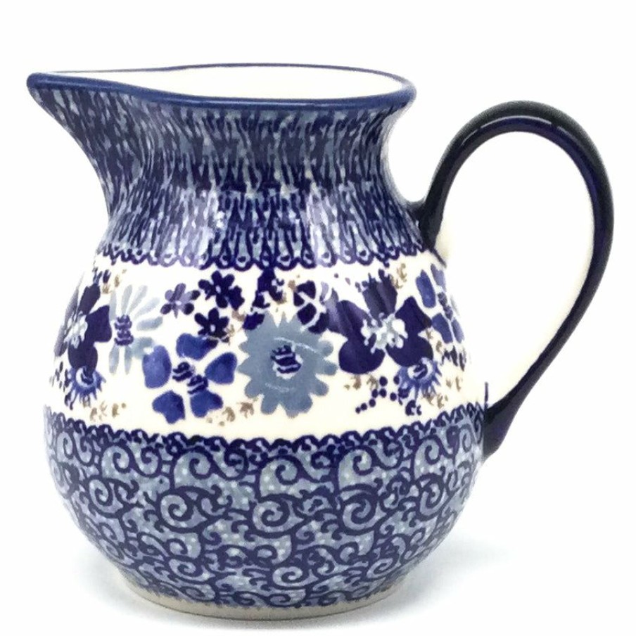 Table Accessories * | Janelle Imports Family Style Creamer 16 Oz In Stunning Blue