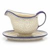 Table Accessories * | Janelle Imports Gravy Boat W/Tray 1 Qt In Simple Elegance