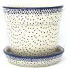 Home Decor * | Janelle Imports Sm Flower Pot W/Plate In Simple Elegance