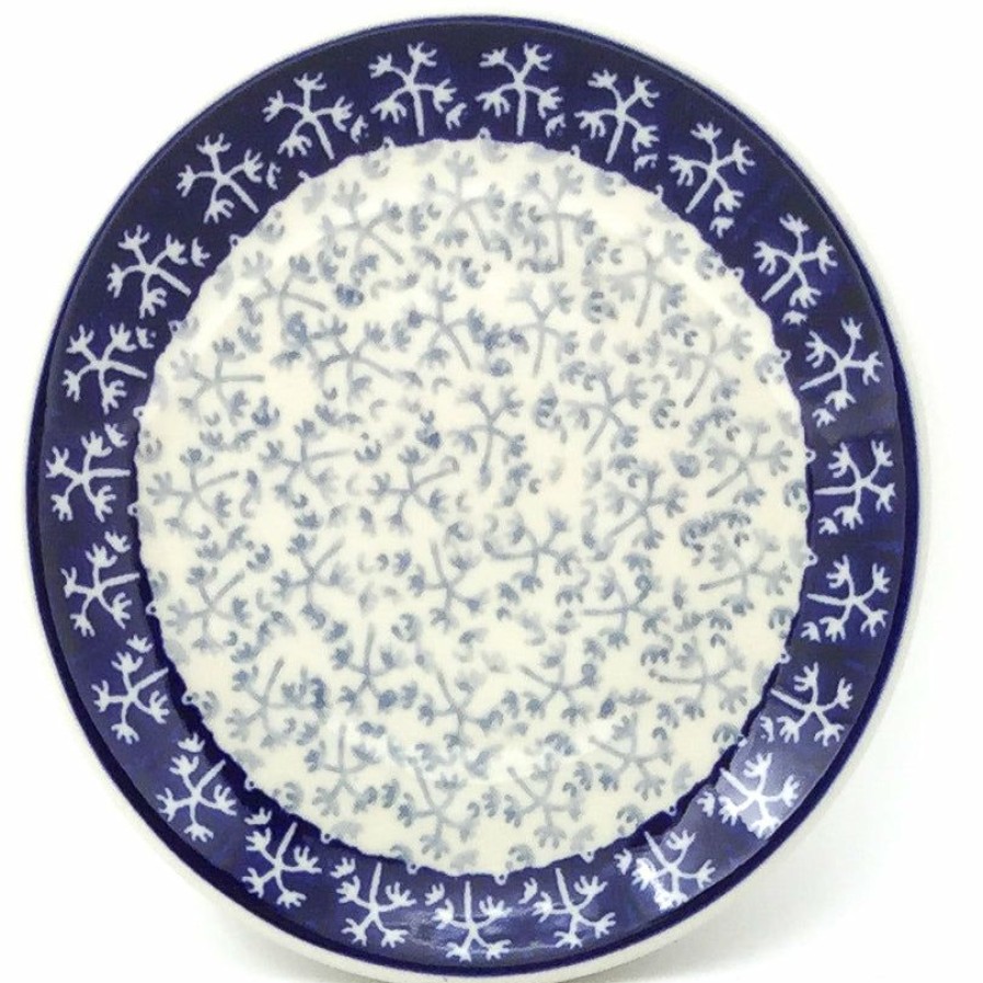 Plates * | Janelle Imports Bread & Butter Plate In Light & Dark Snowflake