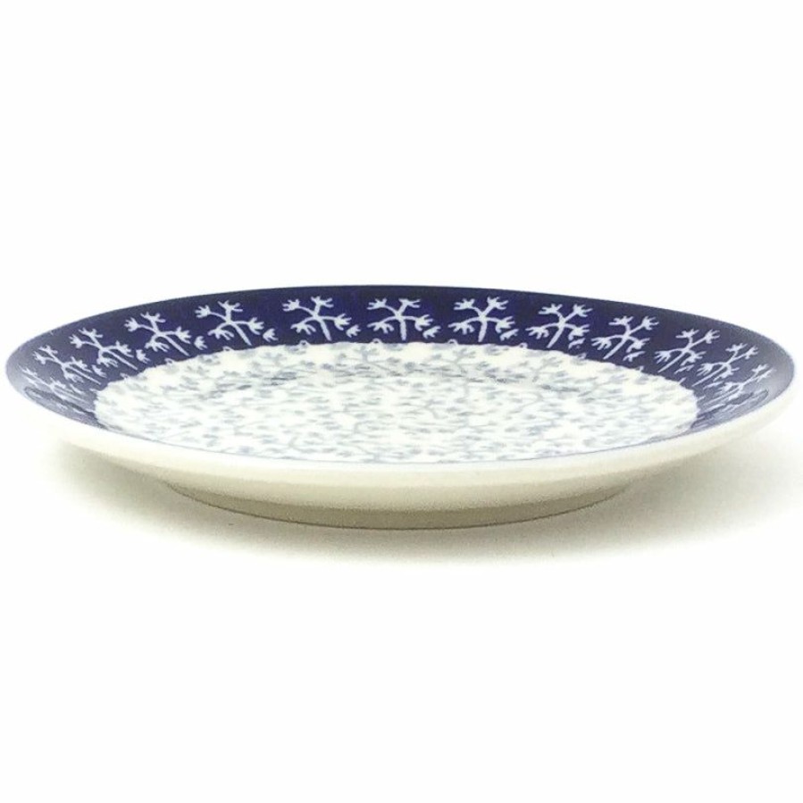 Plates * | Janelle Imports Bread & Butter Plate In Light & Dark Snowflake