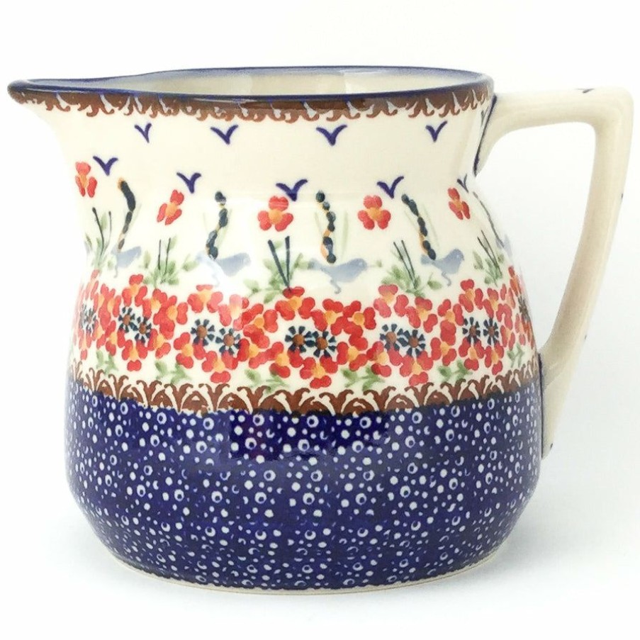 Home Decor * | Janelle Imports Wide Pitcher 1.7 Qt In Simply Beautiful