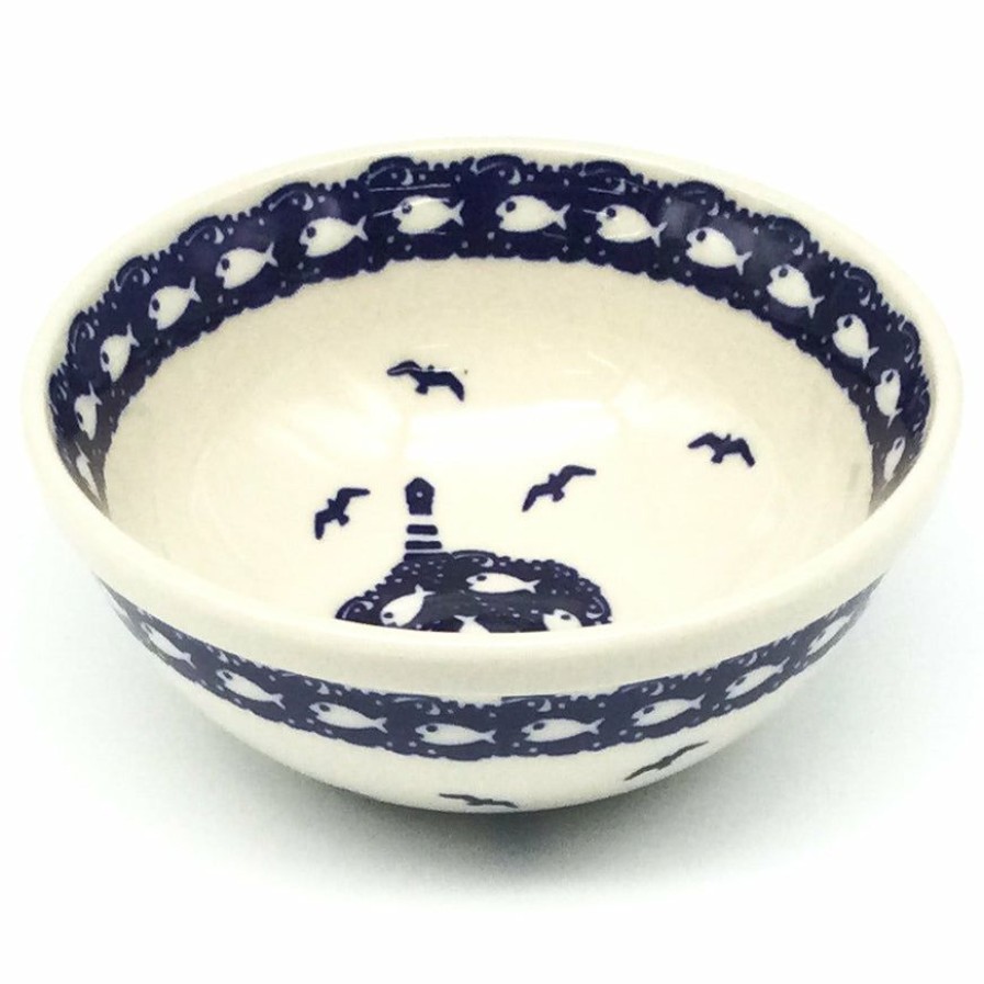 Bowls * | Janelle Imports New Soup Bowl 20 Oz In Lighthouse