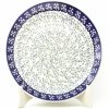 Plates * | Janelle Imports Dinner Plate 10 In Light & Dark Snowflake