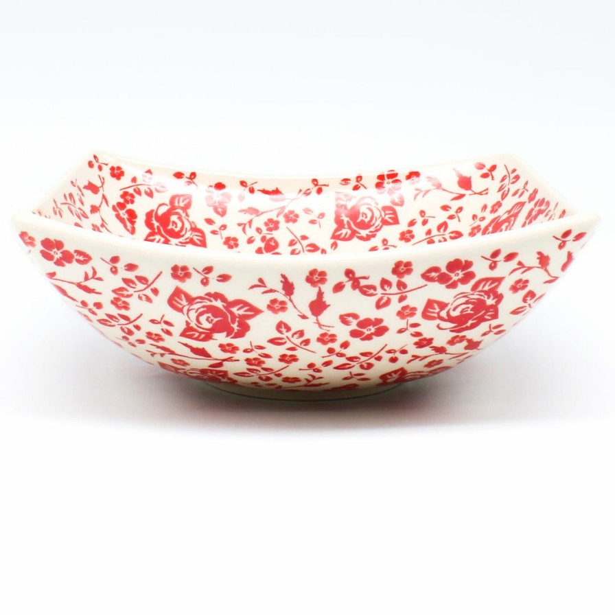 Bowls * | Janelle Imports Sm Nut Bowl In Antique Red