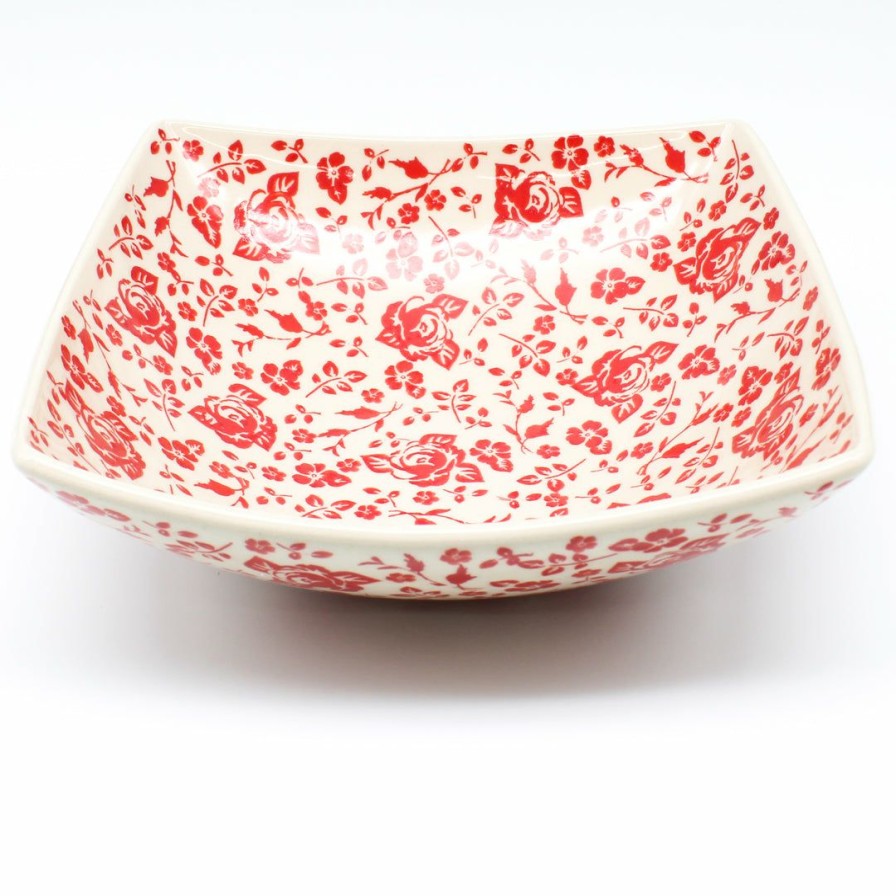 Bowls * | Janelle Imports Sm Nut Bowl In Antique Red