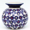 Home Decor * | Janelle Imports Round Vase In Flowers On White