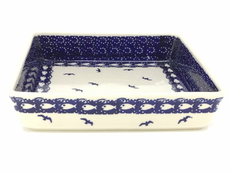 Bakeware * | Janelle Imports Square Baker In Lighthouse