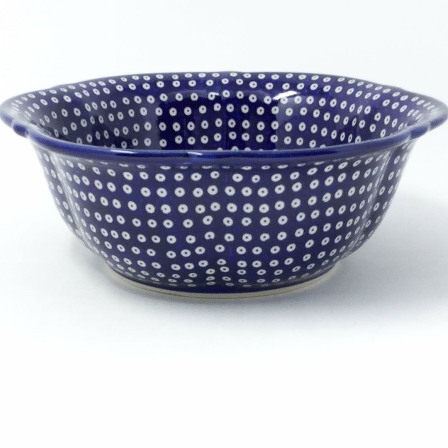 Bowls * | Janelle Imports Sm Retro Bowl In Blue Elegance