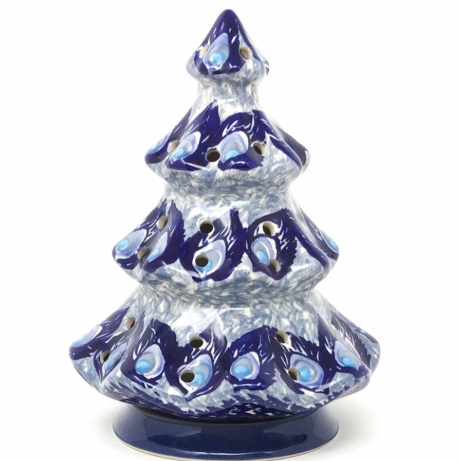 Home Decor * | Janelle Imports Tree Tea Candle Holder In Peacock Glory