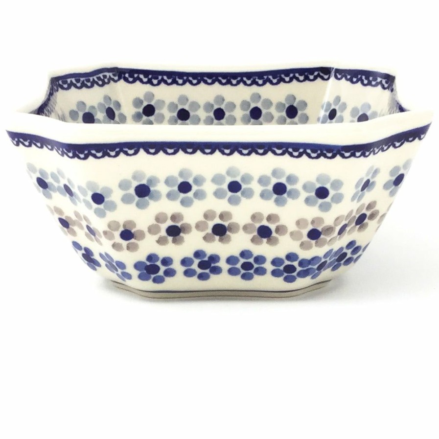 Bowls * | Janelle Imports Square Soup Bowl 16 Oz In Simple Daisy