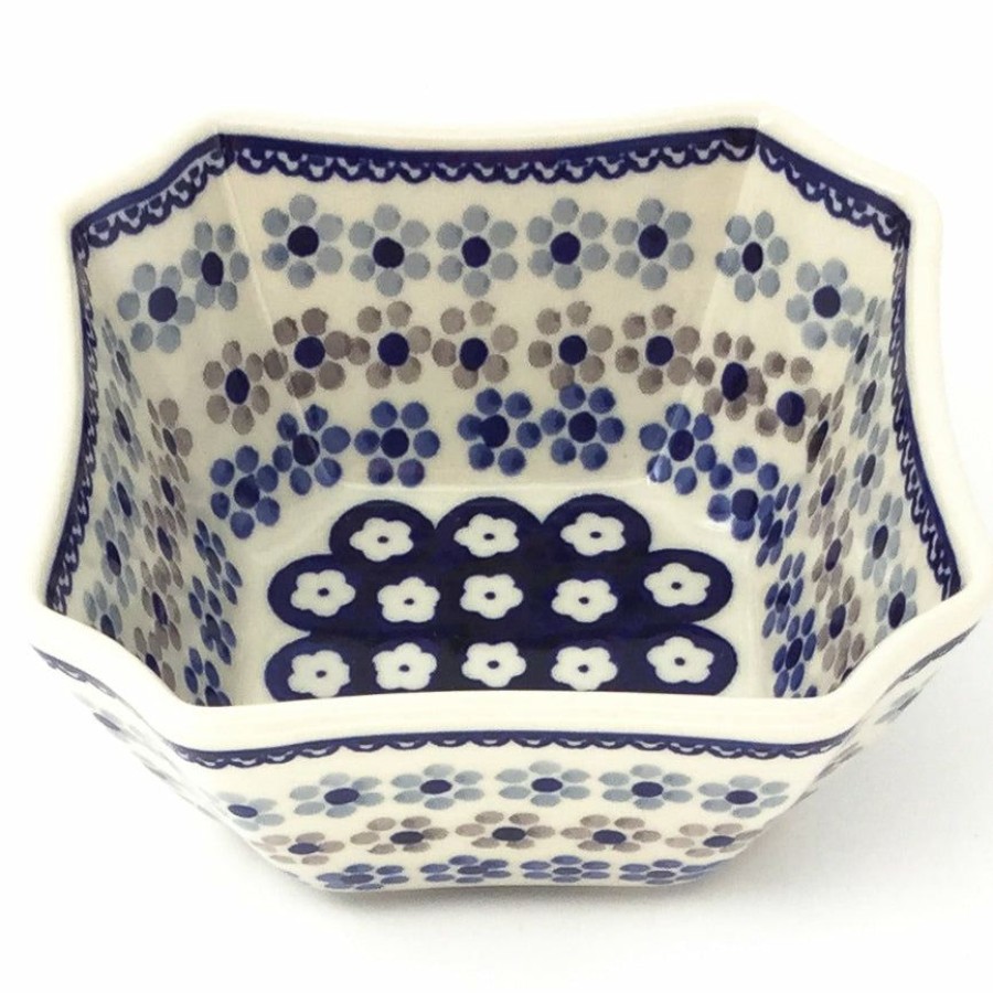 Bowls * | Janelle Imports Square Soup Bowl 16 Oz In Simple Daisy