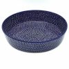 Bakeware * | Janelle Imports Family Style Round Baker In Blue Elegance