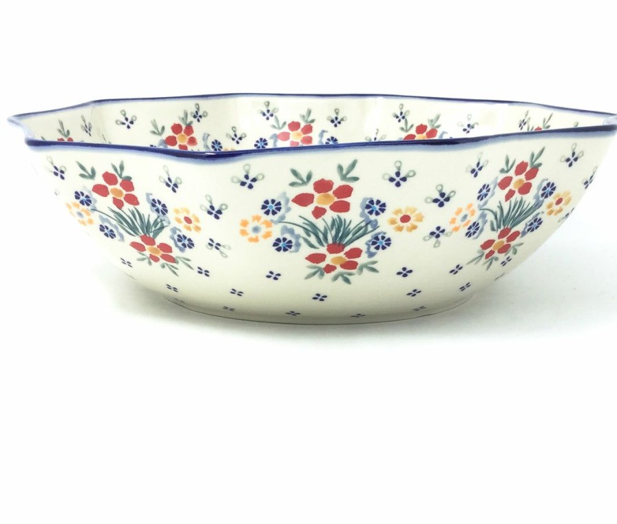 Bowls * | Janelle Imports Lg New Kitchen Bowl In Delicate Flowers