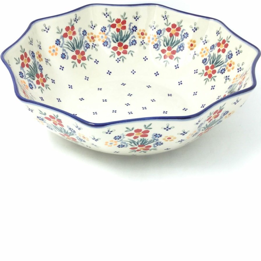 Bowls * | Janelle Imports Lg New Kitchen Bowl In Delicate Flowers