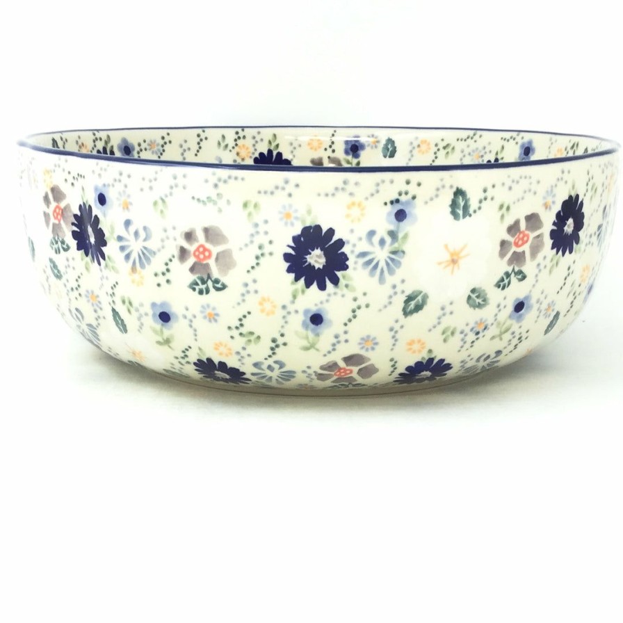 Bowls * | Janelle Imports Family Shallow Bowl In Morning Breeze