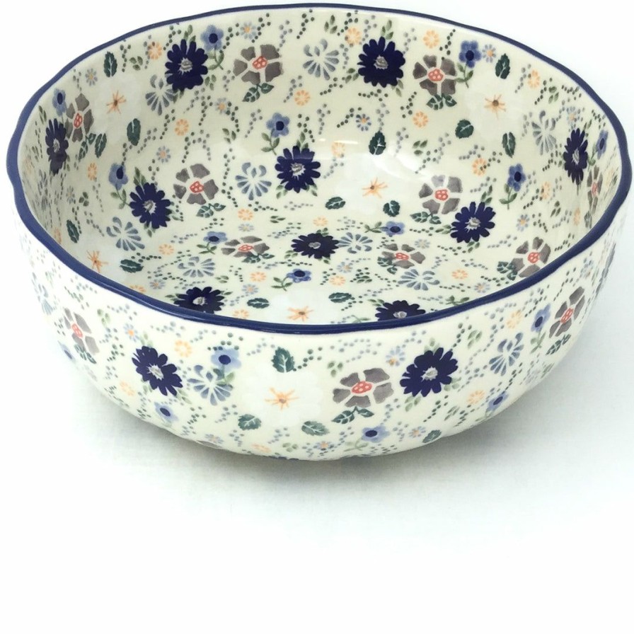 Bowls * | Janelle Imports Family Shallow Bowl In Morning Breeze