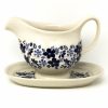 Table Accessories * | Janelle Imports Gravy Boat W/Tray 1 Qt In Morning Wedding