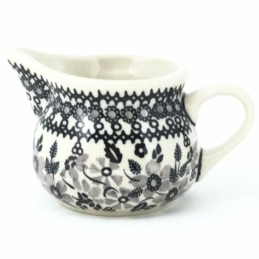 Table Accessories * | Janelle Imports Creamer 6 Oz In Gray & Black