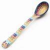 Table Accessories * | Janelle Imports Salt Spoon In Multi-Colored Flowers