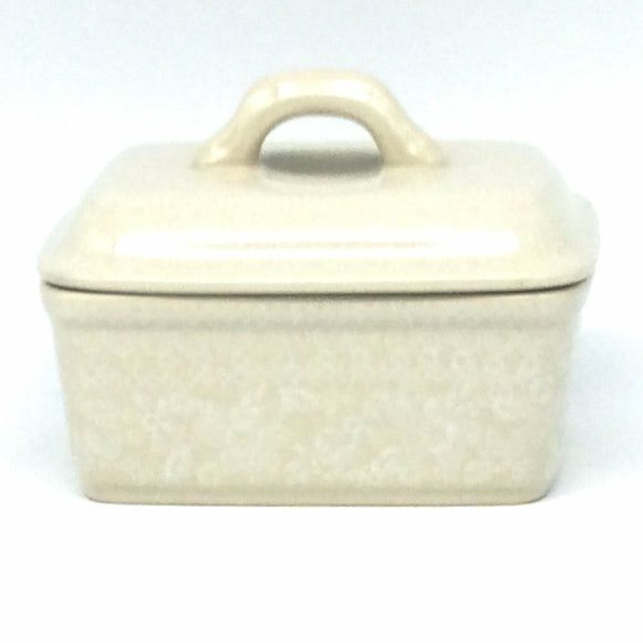 Table Accessories * | Janelle Imports Butter Box In White On White