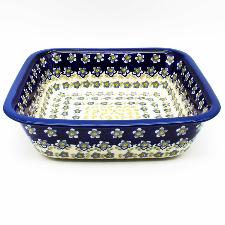 Bakeware * | Janelle Imports Deep Square Baker In Periwinkle