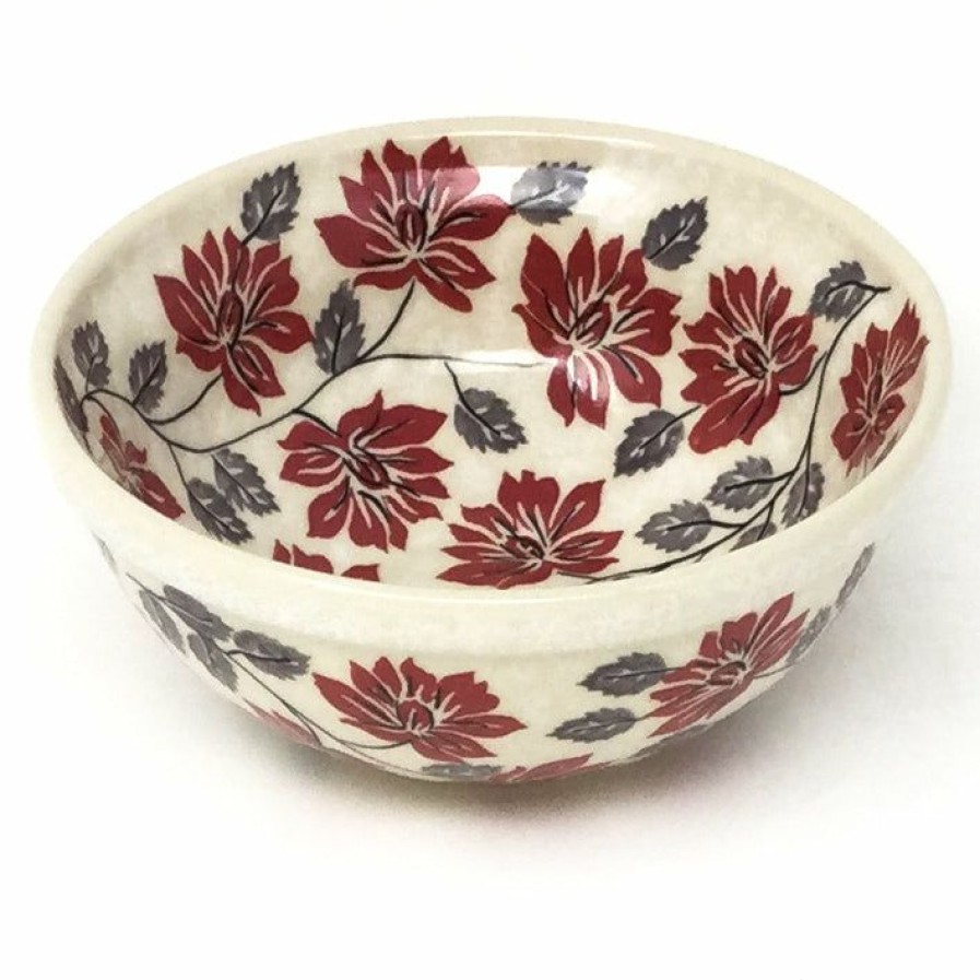 Bowls * | Janelle Imports New Soup Bowl 20 Oz In Red & Gray