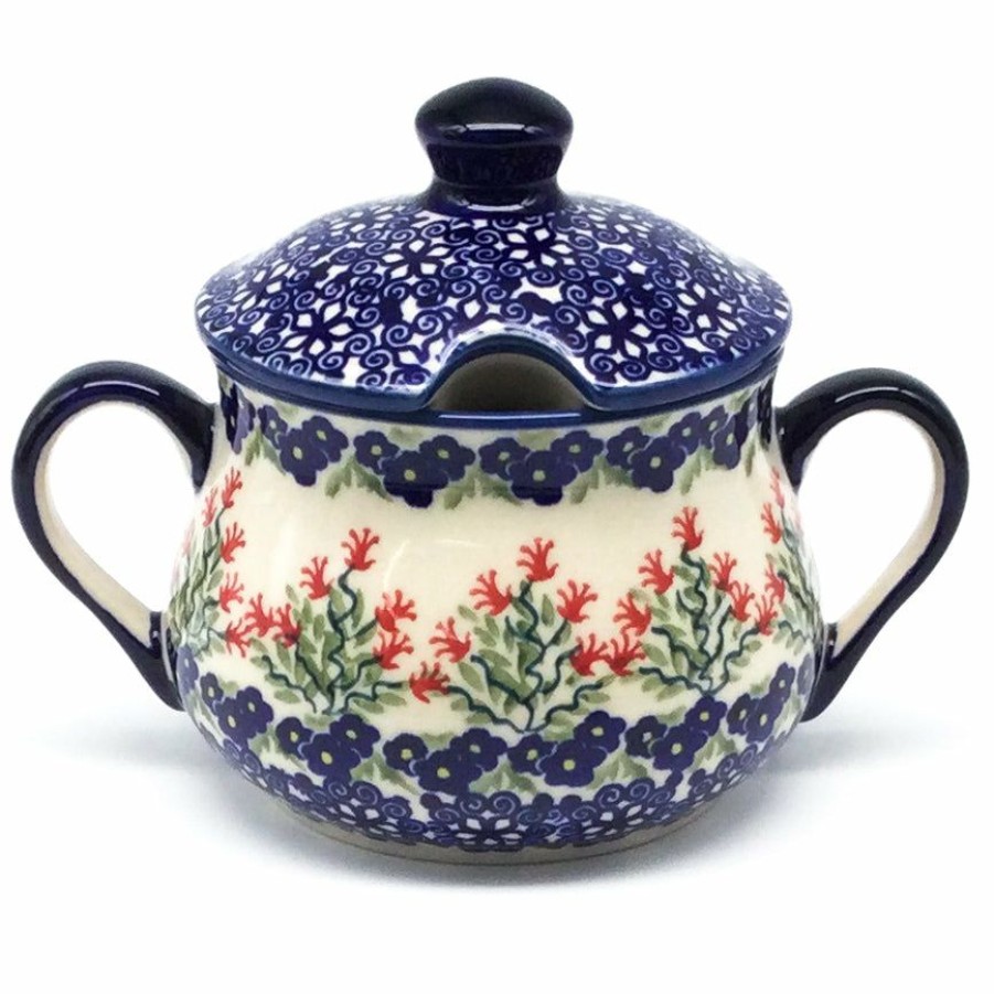 Table Accessories * | Janelle Imports Family Style Sugar Bowl 14 Oz In Field Of Flowers