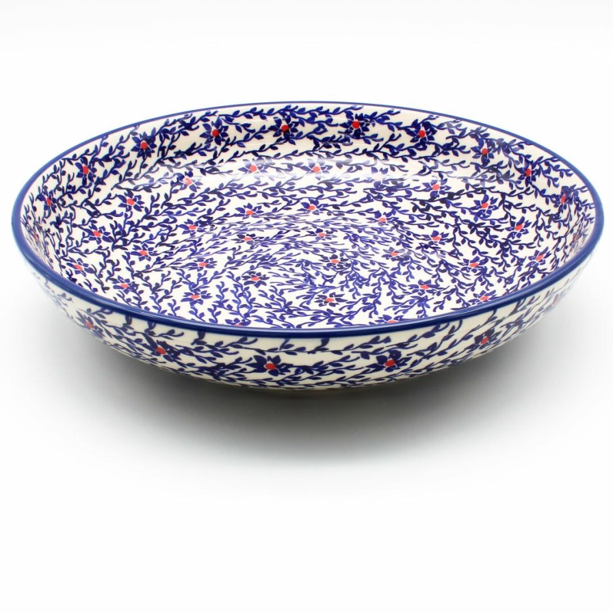 Bowls * | Janelle Imports Lg Pasta Bowl In Touch Of Red