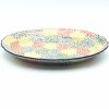 Platters, Servers, And Trays * | Janelle Imports Oval Basia Platter In Pastel Burst