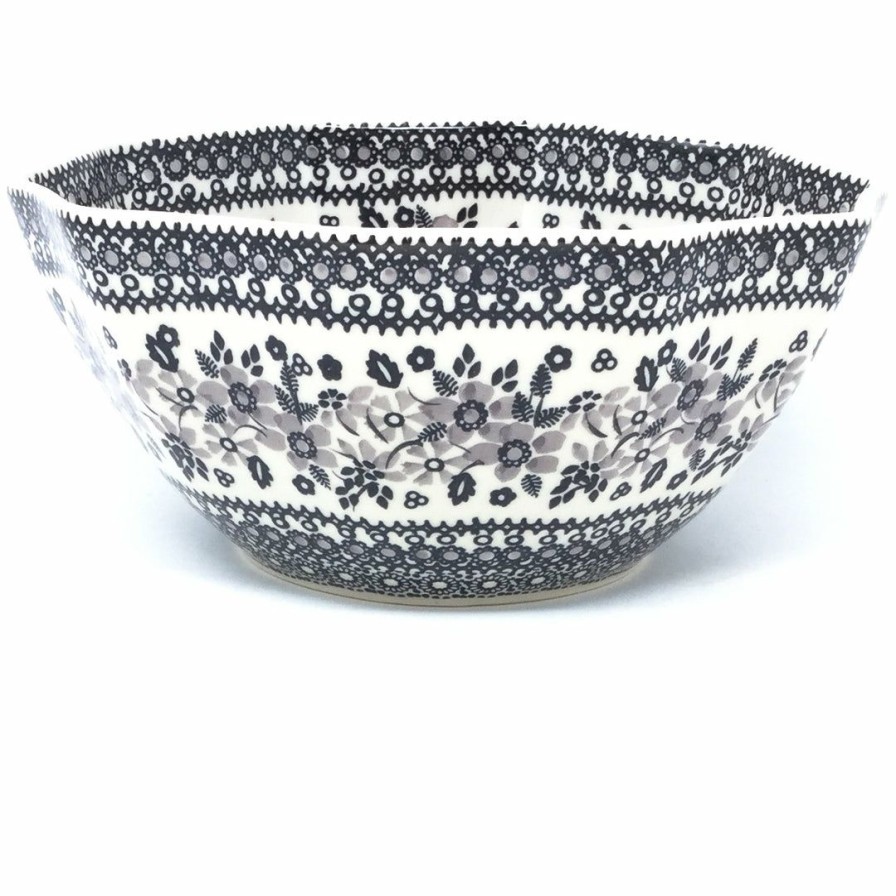 Bowls * | Janelle Imports Sm New Kitchen Bowl In Gray & Black