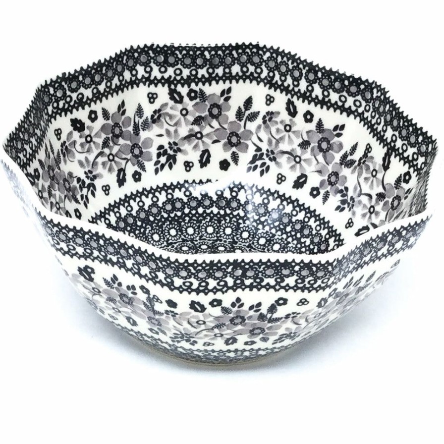 Bowls * | Janelle Imports Sm New Kitchen Bowl In Gray & Black