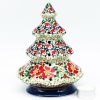 Home Decor * | Janelle Imports Tree Tea Candle Holder In Red Poppies