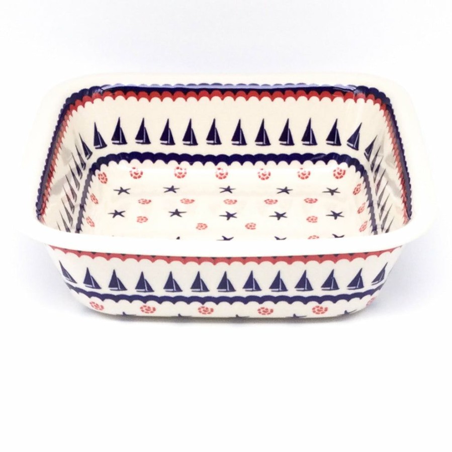 Bakeware * | Janelle Imports Deep Square Baker In Blue Sail