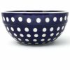 Bowls * | Janelle Imports Soup Bowl 24 Oz In White Polka-Dot