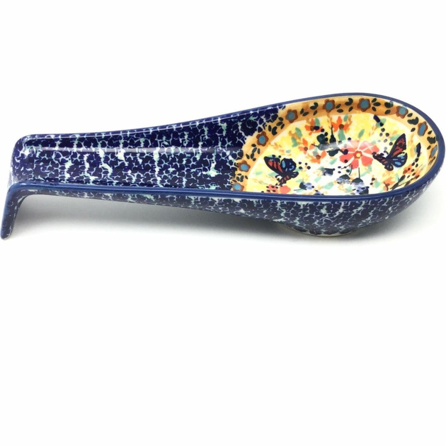 Kitchen Accessories * | Janelle Imports Long Spoon Base In Butterfly Meadow