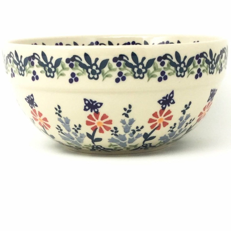 Bowls * | Janelle Imports Soup Bowl 24 Oz In Wavy Flowers