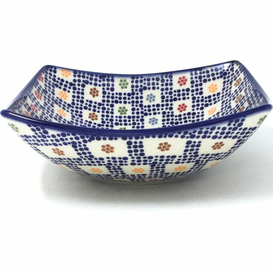 Bowls * | Janelle Imports Sm Nut Bowl In Modern Checkers