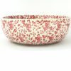 Bowls * | Janelle Imports Family Shallow Bowl In Antique Red