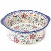 Bakeware * | Janelle Imports Deep Round Baker In Summer Arrangement